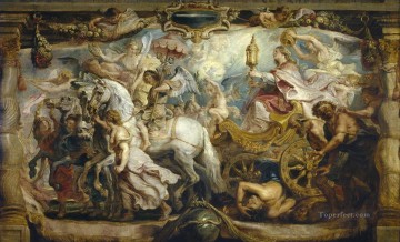  peter oil painting - The Triumph of the Church Peter Paul Rubens